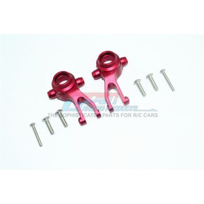 GPM Aluminium Front Knuckle Arms - Red - Oa. Arrma Granite 4x4 (ter vervanging van AR330469) GPM Aluminium Front Knuckle Arms - Red - Oa. Arrma Granite 4x4 (ter vervanging van AR330469)