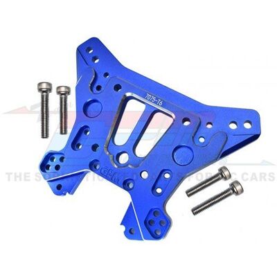 GPM - Traxxas Sledge Aluminium 7075-T6 Rear Damper Plate, blue GPM - Traxxas Sledge Aluminium 7075-T6 Rear Damper Plate, blue
