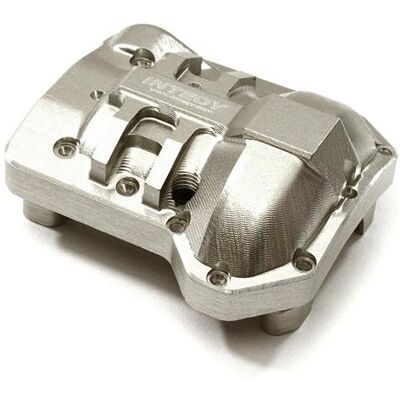 Integy Billet Machined Alloy Differential Cover, Silver - Traxxas TRX-4 Integy Billet Machined Alloy Differential Cover, Silver - Traxxas TRX-4