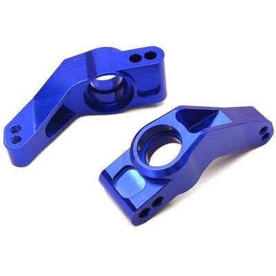 Integy Billet Machined Rear Hub Carriers - Traxxas Rustler 4X4 (C28742BLUE) Integy Billet Machined Rear Hub Carriers - Traxxas Rustler 4X4 (C28742BLUE)