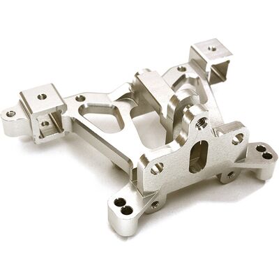 Integy Billet Machined Rear Body Mount Support, Silver - Traxxas E-Revo 2.0 Integy Billet Machined Rear Body Mount Support, Silver - Traxxas E-Revo 2.0
