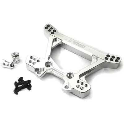 Integy VXHD Type CNC Rear Shock Tower, Zilver - Traxxas Rustler 4x4, Traxxas Hoss 4x4 Integy VXHD Type CNC Rear Shock Tower, Zilver - Traxxas Rustler 4x4, Traxxas Hoss 4x4