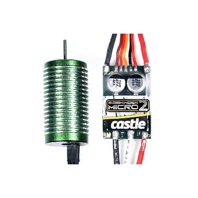 Castle Creations Sidewinder Micro 2 regelaar + 0808-8200 Sensorless motor Castle Creations Sidewinder Micro 2 regelaar + 0808-8200 Sensorless motor