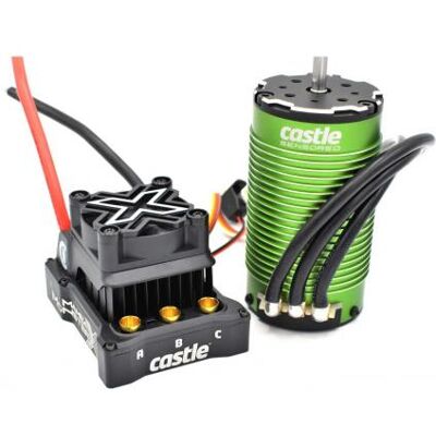 Castle Creations - Mamba Monster X 8S - 33.6V ESC 1717-1650KV Sensored Motor Castle Creations - Mamba Monster X 8S - 33.6V ESC 1717-1650KV Sensored Motor