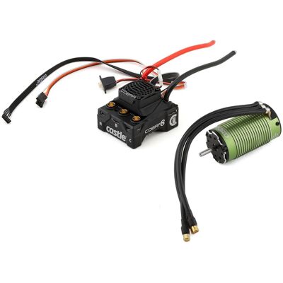 Castle Creations Cobra-8 regelaar met 1515-2200KV Sensored brushless motor Castle Creations Cobra-8 regelaar met 1515-2200KV Sensored brushless motor