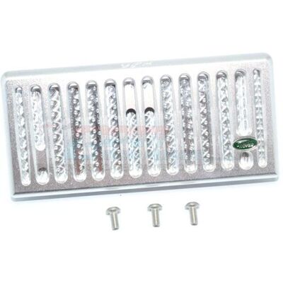 GPM Aluminium Front Grill (Vertical), Silver - Traxxas TRX-4 GPM Aluminium Front Grill (Vertical), Silver - Traxxas TRX-4