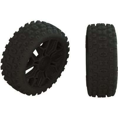 Arrma Dboots 2HO Bandenset Gun Metal - RC Bandenset Arrma Dboots 2HO Bandenset Gun Metal - RC Bandenset
