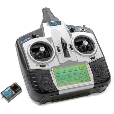 Etronix Pulse EX4G 2.4GHz 4-kanaals stick zender inclusief ontvanger Etronix Pulse EX4G 2.4GHz 4-kanaals stick zender inclusief ontvanger