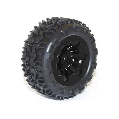 FTX - Carnage Mounted wheel/Tyre Complete Pair, Black (FTX6310B) FTX - Carnage Mounted wheel/Tyre Complete Pair, Black (FTX6310B)