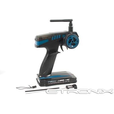 Etronix Pulse 2-kanaals zender inclusief ontvanger (2.4 ghz) Etronix Pulse 2-kanaals zender inclusief ontvanger (2.4 ghz)