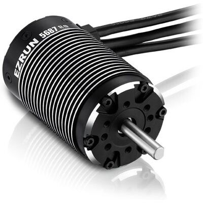 Hobbywing EZRun 1/5th & 1/6th SL 5687-1100KV Motor, Zwart Hobbywing EZRun 1/5th & 1/6th SL 5687-1100KV Motor, Zwart