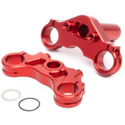 Losi - Aluminium Triple Clamp Set, Red: Promoto-MX (LOS364002) Losi - Aluminium Triple Clamp Set, Red: Promoto-MX (LOS364002)