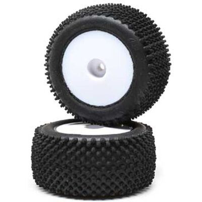 Losi Mini-T 2.0 Witte Achterpinnen Banden - RC Auto Banden Losi Mini-T 2.0 Witte Achterpinnen Banden - RC Auto Banden