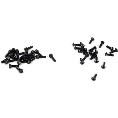 Losi - LOSB6450 - Wheel Screw Set - 3x10mm BH & Cap - RC spare part Losi - LOSB6450 - Wheel Screw Set - 3x10mm BH & Cap - RC spare part
