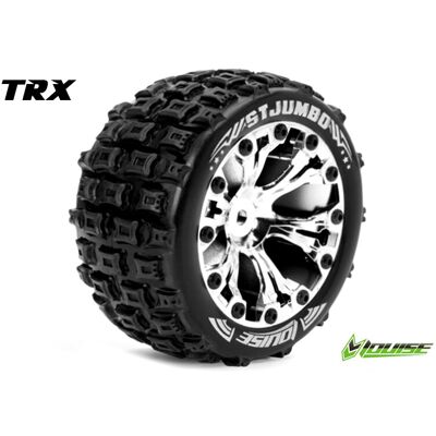 Louise ST-JUMBO Soft banden op 2.8" Velgen Chroom - 0" Offset - Hex 12mm Louise ST-JUMBO Soft banden op 2.8" Velgen Chroom - 0" Offset - Hex 12mm