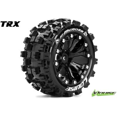 Louise ST-MCROSS Soft banden op 2.8" Velgen Zwart - 0" Offset - Hex 12mm Louise ST-MCROSS Soft banden op 2.8" Velgen Zwart - 0" Offset - Hex 12mm