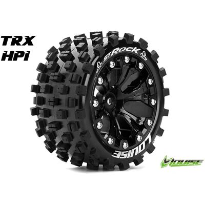 Louise ST-ROCK Soft banden op 2.8" Velgen Zwart - 1/2" Offset - Hex 12mm Louise ST-ROCK Soft banden op 2.8" Velgen Zwart - 1/2" Offset - Hex 12mm