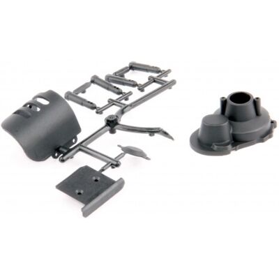 LRP Motor Cover Set + Skid Plate - S10 Twister LRP Motor Cover Set + Skid Plate - S10 Twister