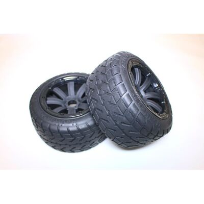King Motor - Tarmac Buster - Zwart - 8 Spaaks - Achterwielen set King Motor - Tarmac Buster - Zwart - 8 Spaaks - Achterwielen set
