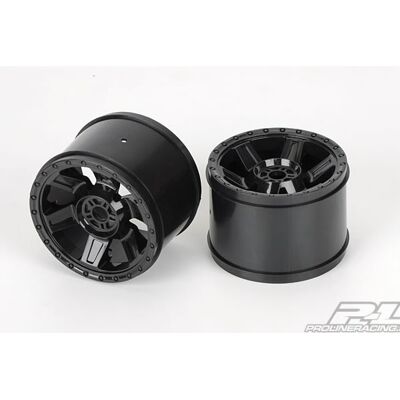 Proline Desperado 3.8" (40 series) 1/2" set velgen (2 stuks) - Zwart Proline Desperado 3.8" (40 series) 1/2" set velgen (2 stuks) - Zwart