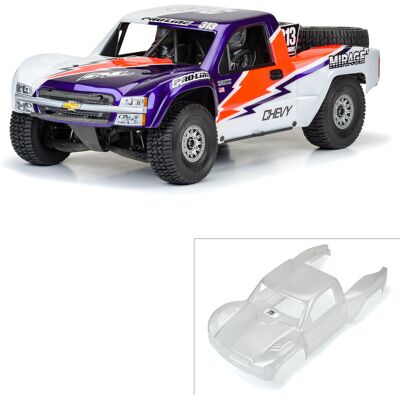 Proline 1/7 Pre-Cut 2007 Chevy Silverado Transparante body (PL3624-17) Proline 1/7 Pre-Cut 2007 Chevy Silverado Transparante body (PL3624-17)