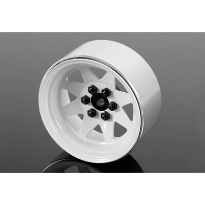 RC4WD 6 Lug Wagon 2.2 Steel Stamped Beadlock Wheels (White) (Z-W0146) RC4WD 6 Lug Wagon 2.2 Steel Stamped Beadlock Wheels (White) (Z-W0146)