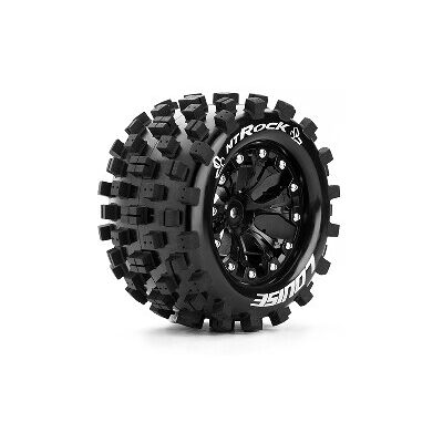 Louise - MT-Rock - Zwarte 2,8in Wielen - RC Bandenset Louise - MT-Rock - Zwarte 2,8in Wielen - RC Bandenset