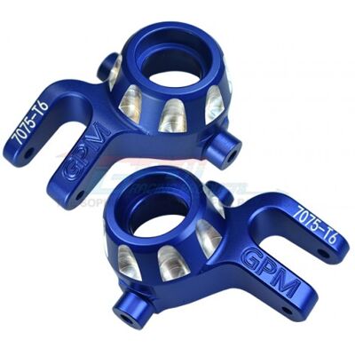 GPM - Traxxas Sledge Aluminium 7075-T6 Front Knuckle arms, blue GPM - Traxxas Sledge Aluminium 7075-T6 Front Knuckle arms, blue