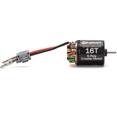 Spektrum - Firma 16T Rebuildable 5-pole brushed crawler motor (SPMXSM5165) Spektrum - Firma 16T Rebuildable 5-pole brushed crawler motor (SPMXSM5165)