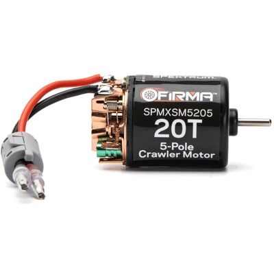 Spektrum - Firma 20T Rebuildable 5-pole brushed crawler motor (SPMXSM5205) Spektrum - Firma 20T Rebuildable 5-pole brushed crawler motor (SPMXSM5205)