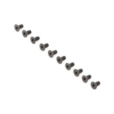 Losi - Flat Head Screws, M3 x 6mm (10) (TLR235008) Losi - Flat Head Screws, M3 x 6mm (10) (TLR235008)