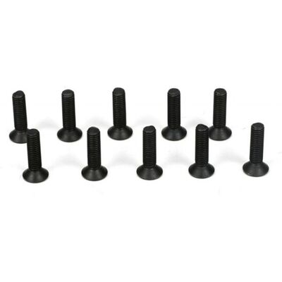 Losi Flathead Screw, M3 x 12mm (10) (TLR5963) Losi Flathead Screw, M3 x 12mm (10) (TLR5963)