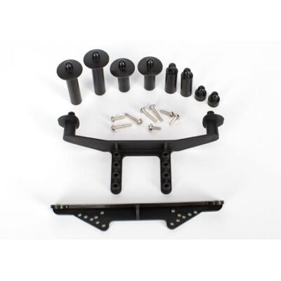 Traxxas Body Mount, Front & Rear (Black) (TRX-1914R) Traxxas Body Mount, Front & Rear (Black) (TRX-1914R)