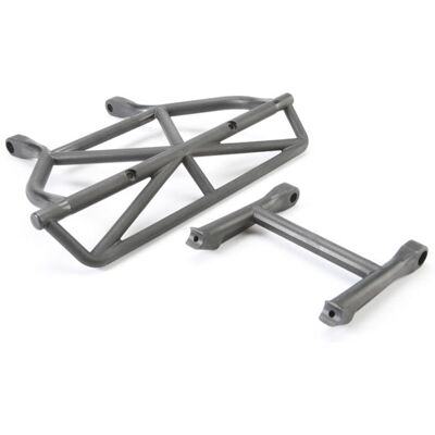 Traxxas Bumper, rear/ bumper mount, rear (black) (TRX-5836) Traxxas Bumper, rear/ bumper mount, rear (black) (TRX-5836)
