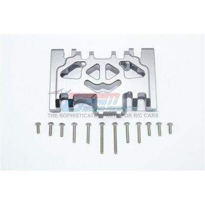 GPM Racing Aluminium Lower Gear Cover, Zilver - Traxxas TRX-4 GPM Racing Aluminium Lower Gear Cover, Zilver - Traxxas TRX-4