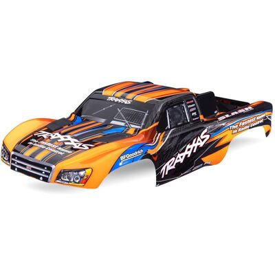 Traxxas - Body, Slash 2WD (also fits Slash VXL & Slash 4X4), Orange (painted, decals applied) (Clipless) (TRX-5924-ORNG) Traxxas - Body, Slash 2WD (also fits Slash VXL & Slash 4X4), Orange (painted, decals applied) (Clipless) (TRX-5924-ORNG)