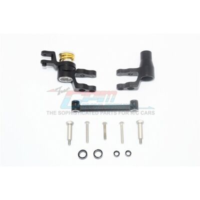 GPM - Aluminium Steering Assembly, Black - Traxxas Maxx GPM - Aluminium Steering Assembly, Black - Traxxas Maxx