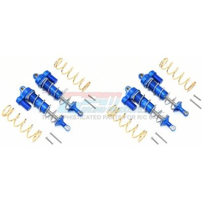 GPM - Aluminium Front/Rear Piggyback shocks 125mm, Blue - Traxxas Maxx GPM - Aluminium Front/Rear Piggyback shocks 125mm, Blue - Traxxas Maxx