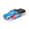 Arrma RC Gespoten body blauw/zwart voor oa. Arrma Granite Voltage