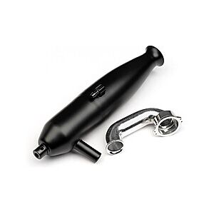 HPI Black exhaust pipe & manifold .28 HPI Black exhaust pipe & manifold .28
