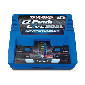 Traxxas Charger, dual, EZ-Peak Live, 200W, NiMH/LiPo with iD Auto Battery Identification