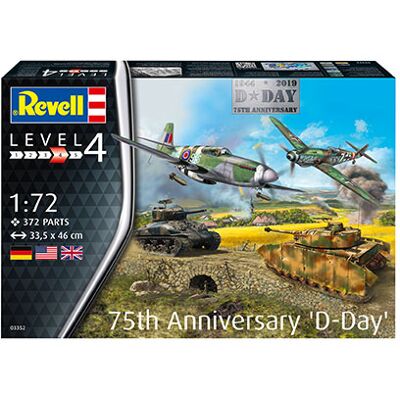 Revell 75e Verjaardagsset - D-Day 75 Jaar, 1:72 Revell 75e Verjaardagsset - D-Day 75 Jaar, 1:72