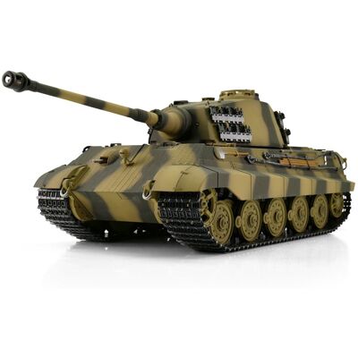Torro Pro-Edition RC Tank 1/16 Königstiger camo BB + rook luxe houten krat Torro Pro-Edition RC Tank 1/16 Königstiger camo BB + rook luxe houten krat