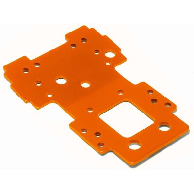 HPI Bulkhead onderplaat - Oranje - 2,5mm - RC Auto Onderdel HPI Bulkhead onderplaat - Oranje - 2,5mm - RC Auto Onderdel