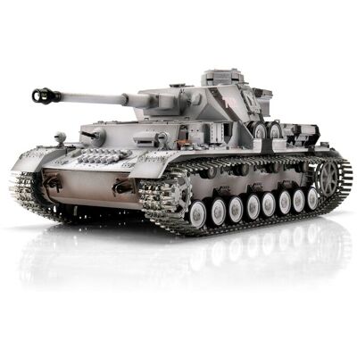 Torro Pro-Edition RC Tank 1/16 PzKpfw IV Ausf. G winter BB 2.4Ghz in luxe houten krat Torro Pro-Edition RC Tank 1/16 PzKpfw IV Ausf. G winter BB 2.4Ghz in luxe houten krat