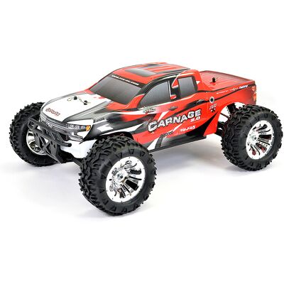 FTX Carnage 2.0 brushed monster truck RTR - Rood FTX Carnage 2.0 brushed monster truck RTR - Rood