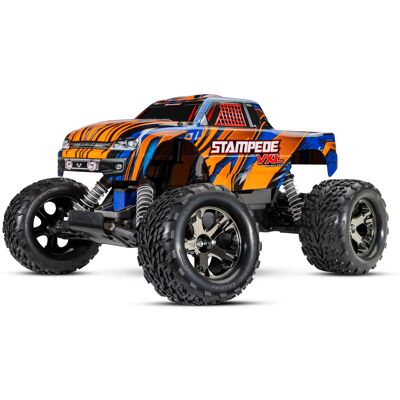 Traxxas Stampede VXL brushless monster truck RTR - Magnum 272R Transmissie - Oranje Traxxas Stampede VXL brushless monster truck RTR - Magnum 272R Transmissie - Oranje