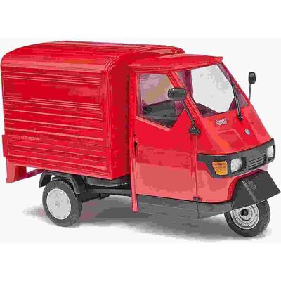 Busch 1/43 Piaggio Ape 50M - Rood Busch 1/43 Piaggio Ape 50M - Rood