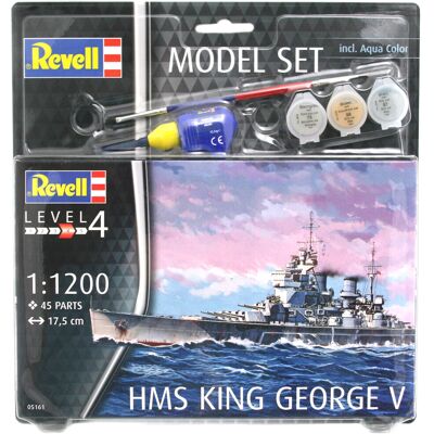 Revell 1/1200 HMS King George V - Model Set Revell 1/1200 HMS King George V - Model Set