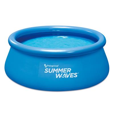 Summer Waves 244x76cm Zwembad - Rond, Blauw, Quick Set Summer Waves 244x76cm Zwembad - Rond, Blauw, Quick Set